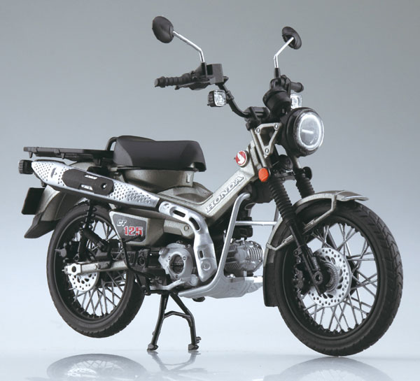 1/12 完成品バイク Honda CT125 ハンターカブ マットアーマードシルバーメタリック[スカイネット]《１０月予約》