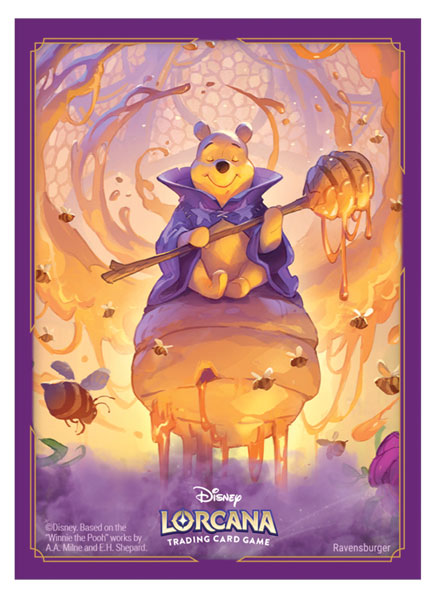 ディズニー・ロルカナ・TCG 日本語版 公式カードスリーブ「くまのプーさん はちみつの魔法使い」 パック[タカラトミー]《発売済・在庫品》
