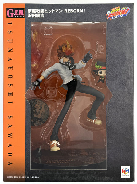 【中古】(本体B+/箱B)【特典】G.E.M.シリーズ 家庭教師ヒットマンREBORN！沢田綱吉 1/8 完成品フィギュア (メガトレショップ、ジャンプキャラクターズストア等限定)[メガハウス]《発売済・在庫品》