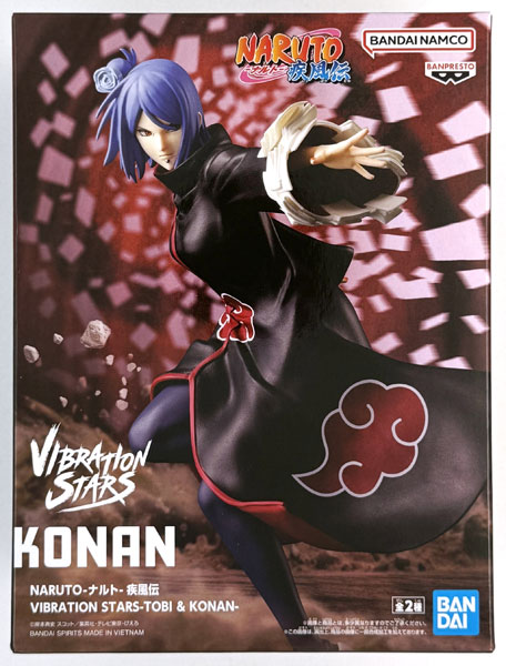 ナルト 疾風伝 VIBRATION STARS TOBI ＆ KONAN 4体 NARUTO-ナルト- 疾風伝 VIBRATION STARS-TOBI ＆ KONAN- 小南