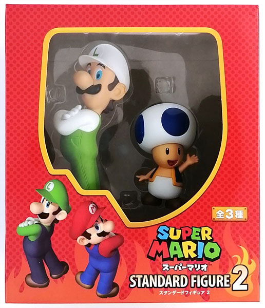 【中古】(本体A/箱B)スーパーマリオスタンダードフィギュアVol.2 ファイアルイージ＆あおキノピオ (プライズ)[タイトー]《発売済・在庫品》