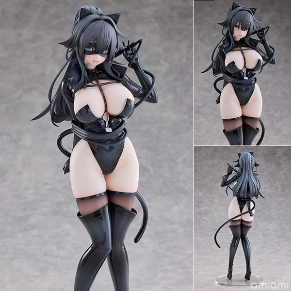 【特典】猫の女 Happyちゃん 1/6 完成品フィギュア[ENSOUTOYS]《０２月予約》