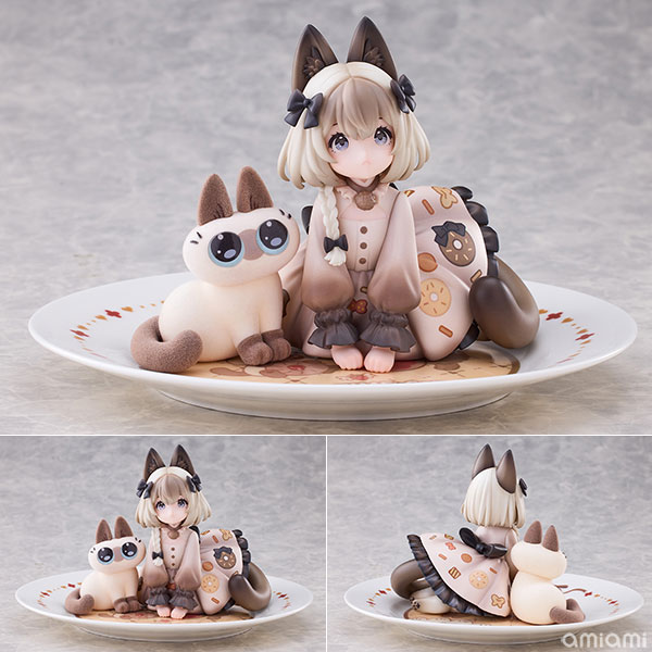 【特典】DLCシリーズ ティータイムキャッツ×シャム猫あずきさん 友情コラボ限定セット 完成品フィギュア[RIBOSE]《１２月予約》
