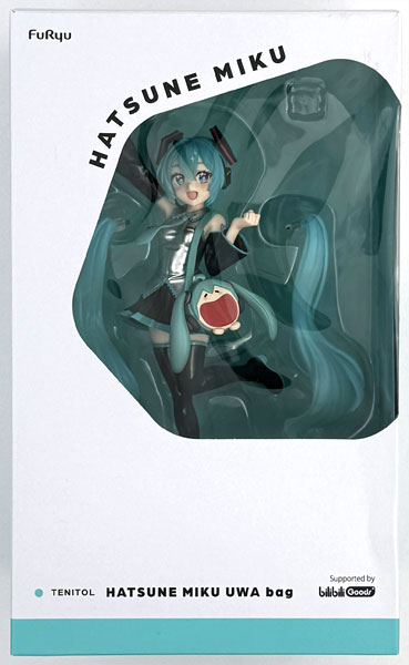 【中古】TENITOL 初音ミク UWA ふわふわ可愛い笑顔バッグ 完成品フィギュア (FURYU HOBBY MALL限定)[フリュー]