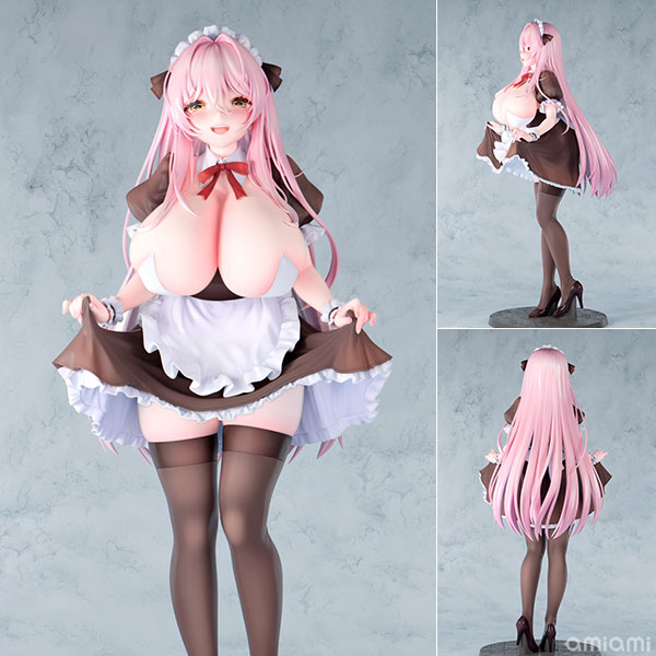 ご奉仕メイドの清瀬めぐみさん 通常ver. Illustrated by カノラユ 1/5スケール 塗装済完成品フィギュア ビーフルフォトスジャパン（B´full FOTS JAPAN） の画像