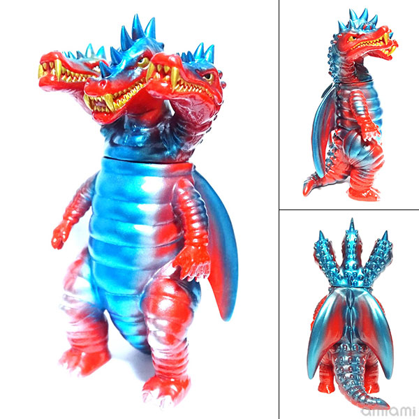 ミドルサイズ三つ首竜 フィギュア王限定カラー さくら色 若草色 三つ首竜ミドルサイズ 2002年非売品カラーVer 完成品フィギュア