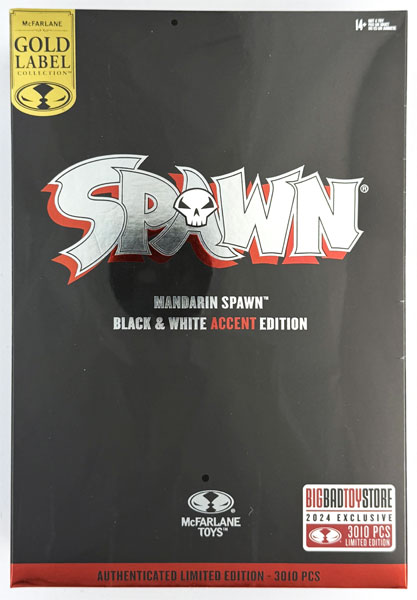【日本未発売 】マンダリンスポーン ブラック＆ホワイト アクセント・エディション スポーン』 アクションフィギュア 7インチ マンダリン・スポーン