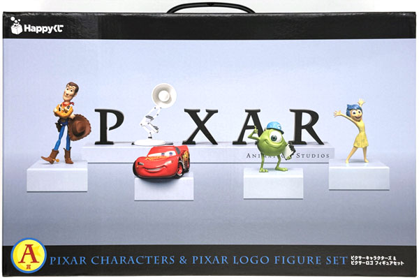【中古】(本体C/箱B)Happyくじ PIXAR 2025 A賞 ピクサーキャラクターズ＆ピクサーロゴフィギュアセット (プライズ)[サニーサイドアップ]《発売済・在庫品》
