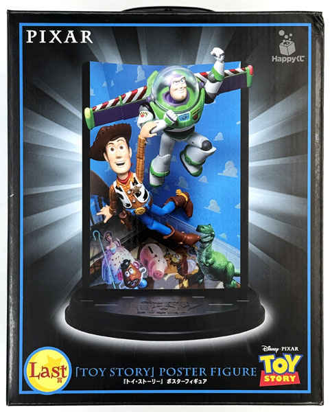 【中古】(本体B+/箱B)Happyくじ PIXAR 2025 Last賞 『トイ・ストーリー』ポスターフィギュア (プライズ)[サニーサイドアップ]《発売済・在庫品》