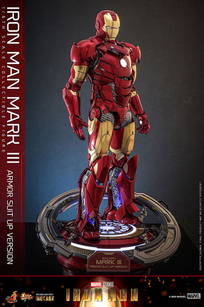 ムービーマスターピース DIECAST 1/6 アイアンマン・マーク3 アーマースーツアップ版 延期前倒可能性大[ホットトイズ]【同梱不可】【送料無料】《１０月仮予約》