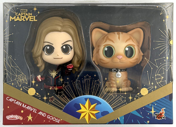 【中古】(本体B+/箱B)コスベイビー キャプテン・マーベル サイズS キャプテン・マーベル＆グース(2体セット)[ホットトイズ]《発売済・在庫品》