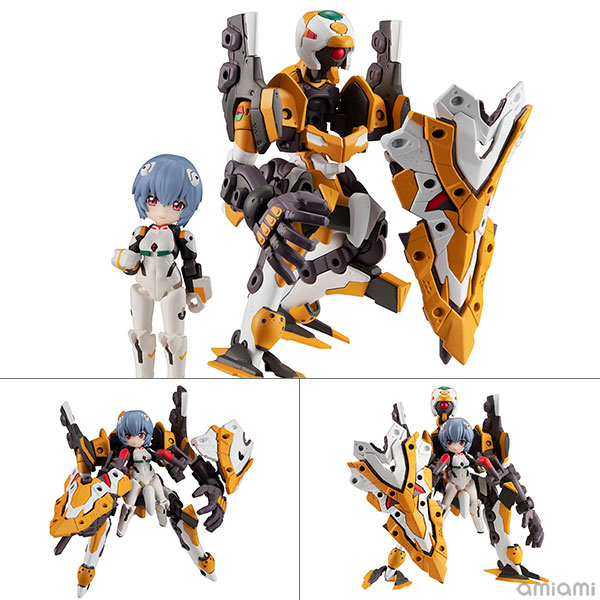 【限定販売】デスクトップアーミー『ヱヴァンゲリヲン新劇場版』綾波レイ＆エヴァンゲリオン零号機(改)（再販）[メガハウス]《０１月予約》