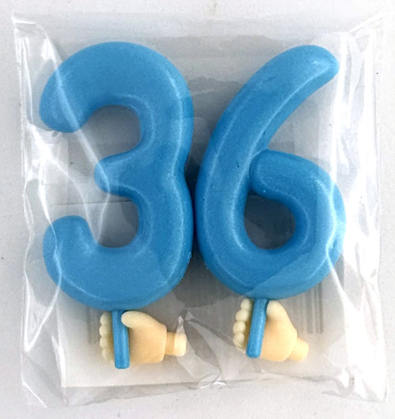 中古】(本体A/箱B)ねんどろいど 数字バルーン2 水色ver. D