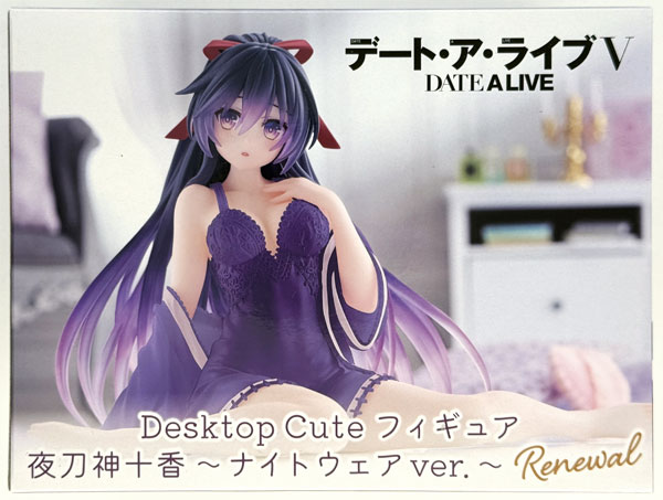 【中古】(本体A/箱B)デート・ア・ライブV Desktop Cute フィギュア 夜刀神十香～ナイトウェアver.～Renewal (プライズ)[タイトー]《発売済・在庫品》