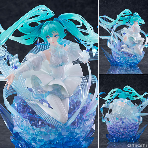 初音ミク-Crystal Dress Ver.- 1/7 完成品フィギュア[SHIBUYA