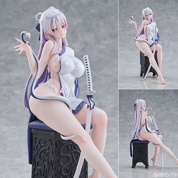青白蛇のイロ 1/7 完成品フィギュア 豪華版[SIKI ANIM]