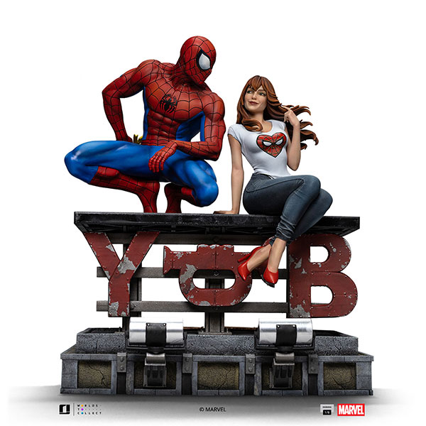 『マーベル』アイアン・スタジオ スタチュー 「ジオラマ」1/6 スパイダーマン＆MJ[コミック][アイアン・スタジオ] 同梱不可
