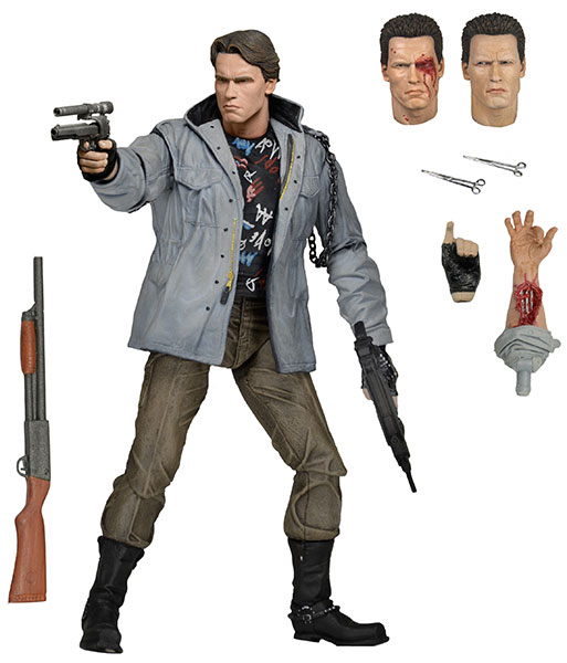 ターミネーター/ T-800 アルティメット 7インチ アクションフィギュア テックノワール ver（再販）[ネカ]《０４月仮予約》