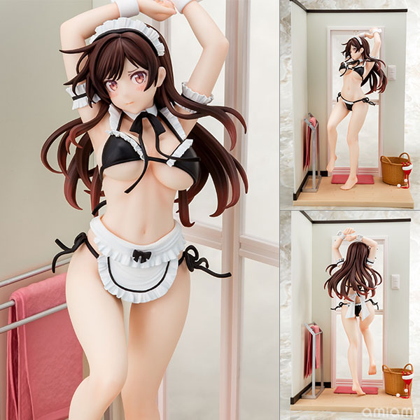彼女、お借りします 水原千鶴 メイドビキニniお着替えフィギュア 1/6 完成品フィギュア