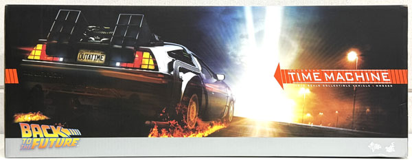 【中古】(本体A-/箱B)ムービー・マスターピース バック・トゥ・ザ・フューチャー 1/6 ビークル デロリアン・タイムマシン[ホットトイズ]《発売済・在庫品》