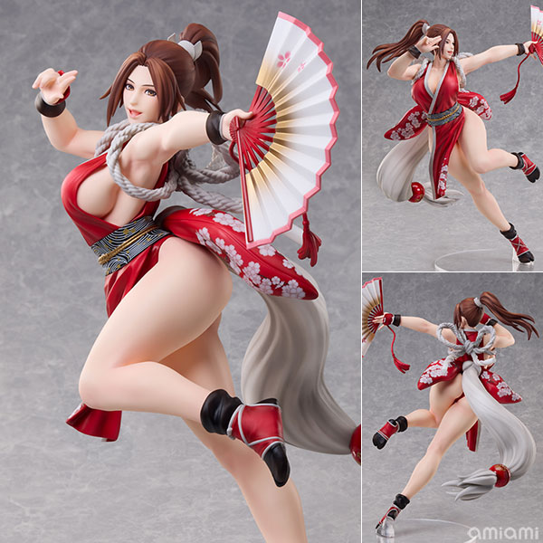 不知火舞 桜嵐の舞、朱雀 餓狼伝説 City of the Wolves B-style 1/4スケール 塗装済完成品フィギュア フリーイング(Freeing) の画像
