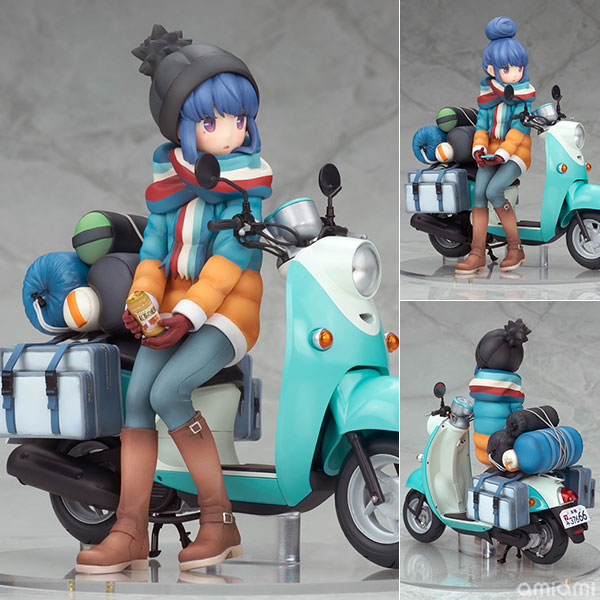 ゆるキャン△ 志摩リン with スクーター 1/10 完成品フィギュア（再販）[アルター]【送料無料】《０４月予約》