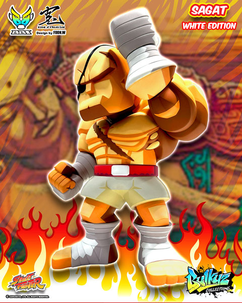 Street Fighter Bulkyz Collections   サガット (White version) アクションフィギュア