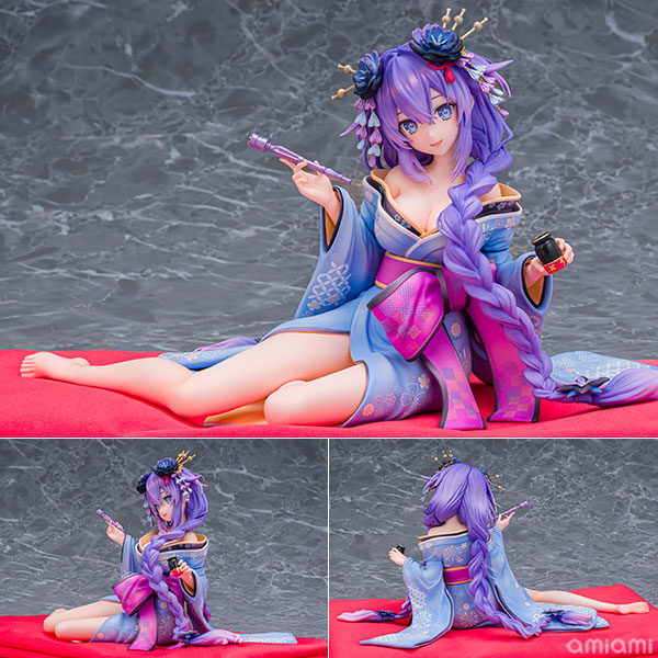『閃乱忍忍忍者大戦ネプテューヌ -少女達の響艶-』 パープルハート 和服Ver. 1/7 完成品フィギュア