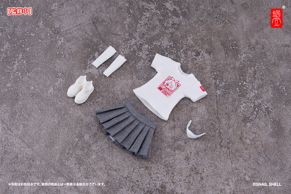 スネイルシェルスタッフユニフォーム(ホワイト) ドール服セット 完成品オプションパーツ (ドール用)