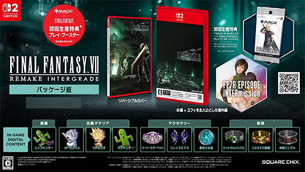 特典】Nintendo Switch 2 FINAL FANTASY VII REMAKE INTERGRADE