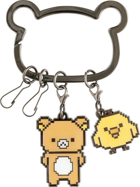 AB33701 リラックマ ゲーミングリラックマ メタルカラビナキーホルダー リラックマ＆キイロイトリ[サンエックス]