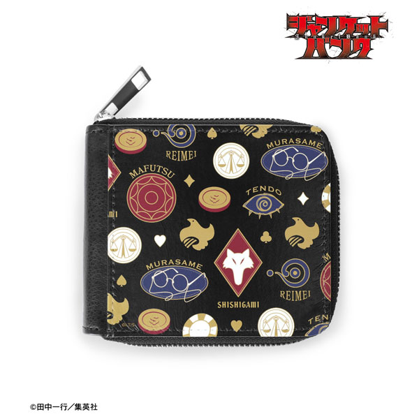 社*ダ様 ギャンブラー モチーフ柄 二つ折り財布 ジャンケットバンク ジャンケットバンク ギャンブラー モチーフ柄 二つ折り財布[アルマ