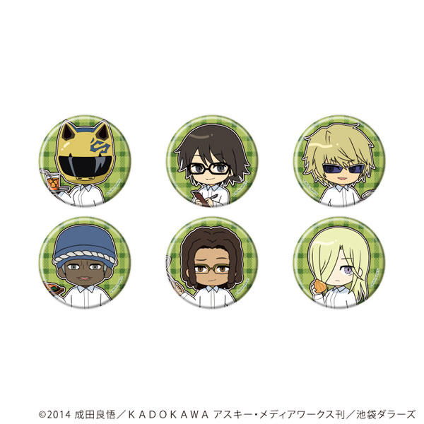 缶バッジ「デュラララ！！×2」17/POP Artイラスト 6個入りBOX[A3