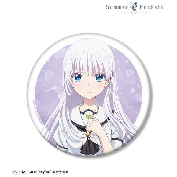希少　SummerPockes 20周年　缶バッジ　特典コースター　鳴瀬しろは TVアニメ『Summer Pockets』 鳴瀬しろは BIG缶バッジ[アルマ
