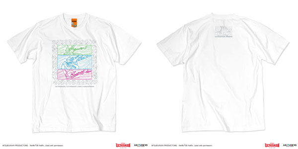 『ULTRAMAN： RISING』 第1弾 アメコミイラストTシャツ 6(親子のスペシウム光線)ホワイト XL[AIR TWOKYO]《０９月予約》