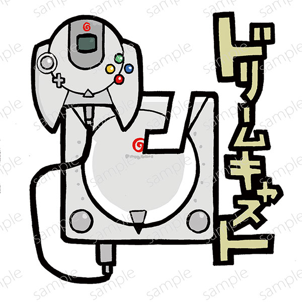 ガスコイン・ステッカー No.1 『セガハード』ドリームキャスト[ガスコイン・カンパニー]《発売済・在庫品》