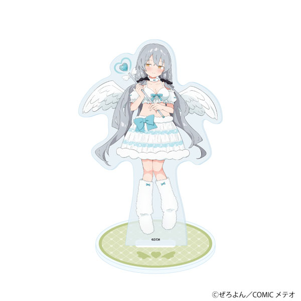 レア　ざこ先生 ポップアップ限定　BIGアクリルスタンド　缶バッジ　白井さん アクリルスタンド「ざーこざこざこざこ先生」04/白井 天使ver.A(描き