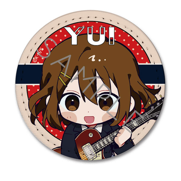『けいおん！』 レザーバッジ(丸形) A(平沢唯)[シンクイノベーション]