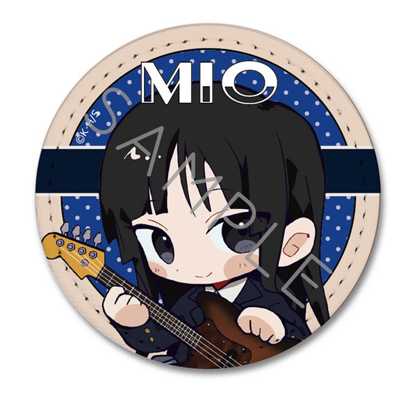 『けいおん！』 レザーバッジ(丸形) B(秋山澪)[シンクイノベーション]