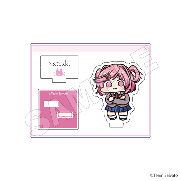 ドキドキ文芸部 DDLC ナツキ アクリルスタンド 缶バッジ くじメイト ドキドキ文芸部 DDLC サヨリ サヨリB 缶バッチ くじメイト D賞