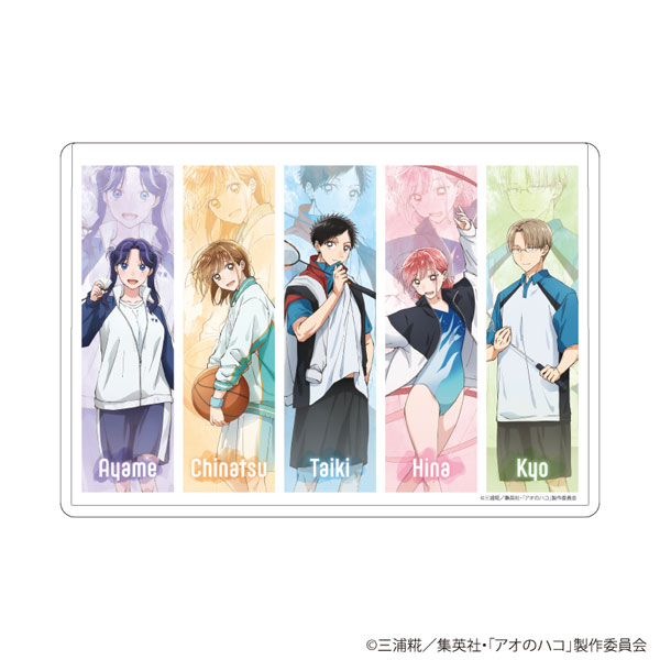 クリアケース「TVアニメ『アオのハコ』」01/コマ割りデザイン(描き
