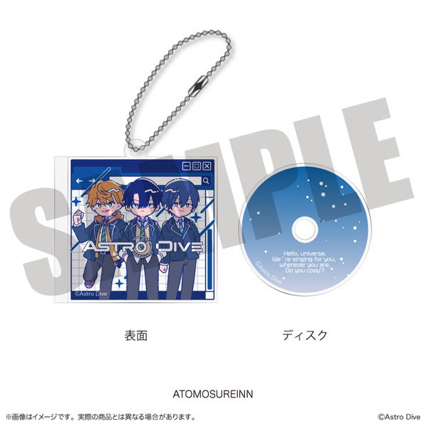 「Astro Dive」 CDケース風キーホルダー にゅ～とろ 第1弾 A ATOMOSUREINN[MENEGI]