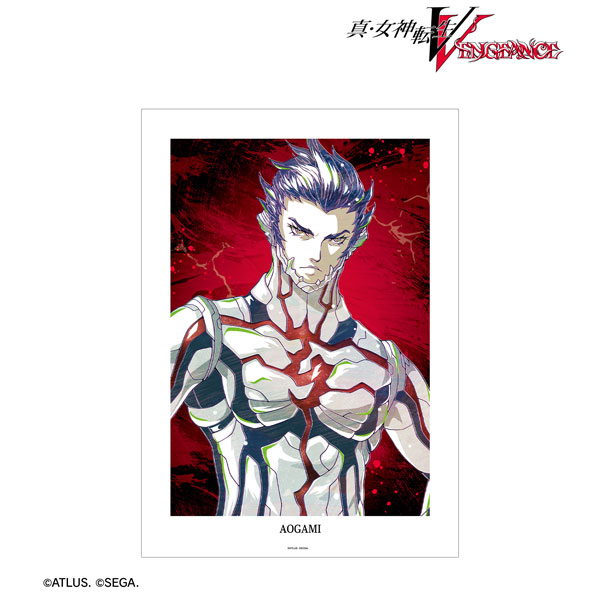 真・女神転生V Vengeance アオガミ Ani-Art A3マット加工