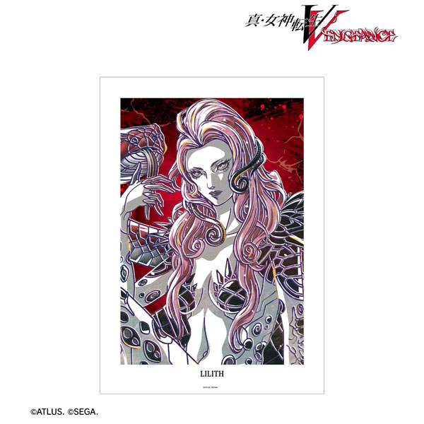 真・女神転生V Vengeance リリス Ani-Art A3マット加工ポスター[アルマ