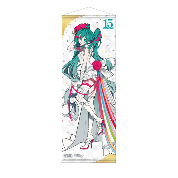 初音ミク GTプロジェクト レーシングミク 15th Rhapsody 2010-2025等身大タペストリー[キャラバン]