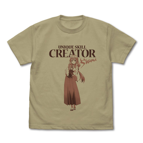 転生したらスライムだった件 巫女姫シュナ Tシャツ/SAND KHAKI-M（再販）[コスパ]《０７月予約》