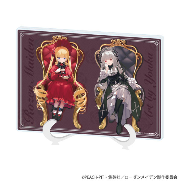 アクリルアートボード 鈴丸みんた 百瀬あん スーサイドガール Choco Chunk アクリルフィギュア 金門橋満天