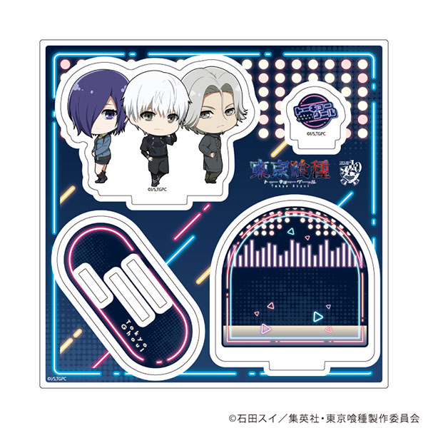 アクリルスタンドプレート「東京喰種」01/金木＆董香＆四方(ミニキャライラスト)[A3]