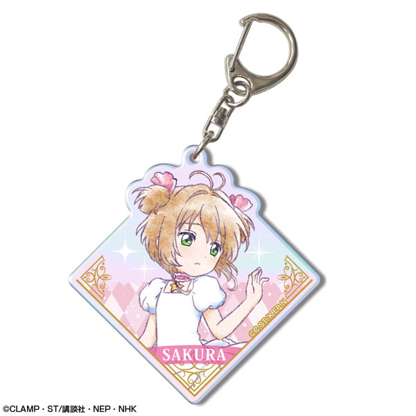 カードキャプターさくら アニカフェ キーホルダー カードキャプターさくら クリアカード編 オーロラアクリル