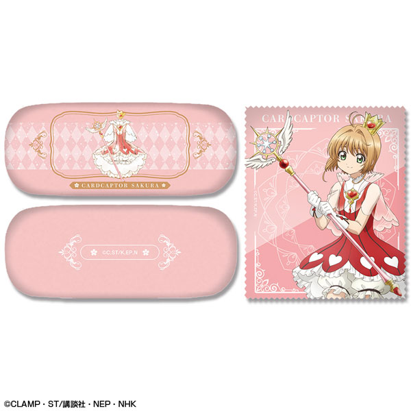 ♪新品未使用！カードキャプターさくら CCさくら メガネケース 財布 2点セット カードキャプターさくら クリアカード編 メガネケースセット